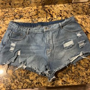 Jean Shorts Size 18